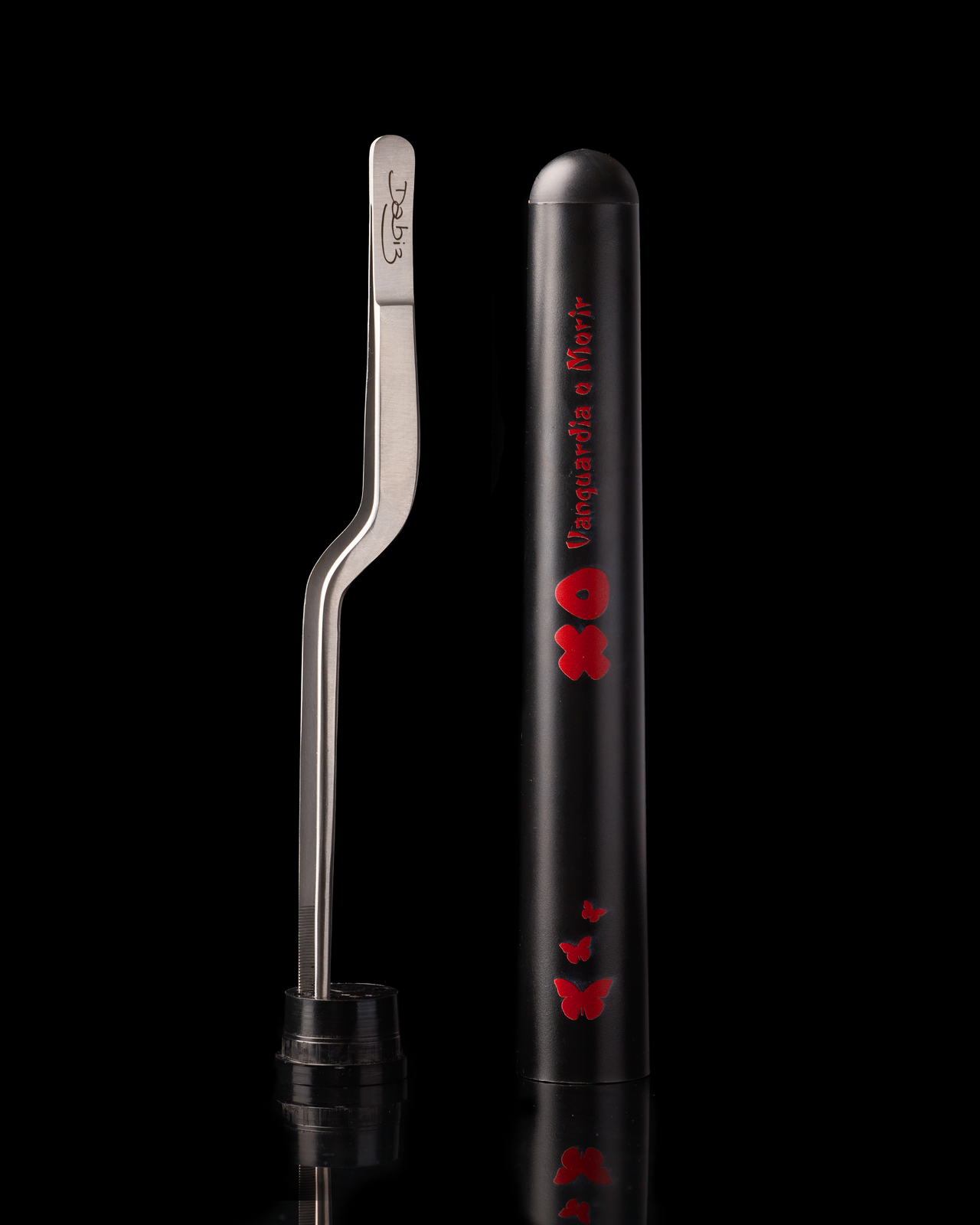 PINZA METÁLICA XO FUNDA NEGRA